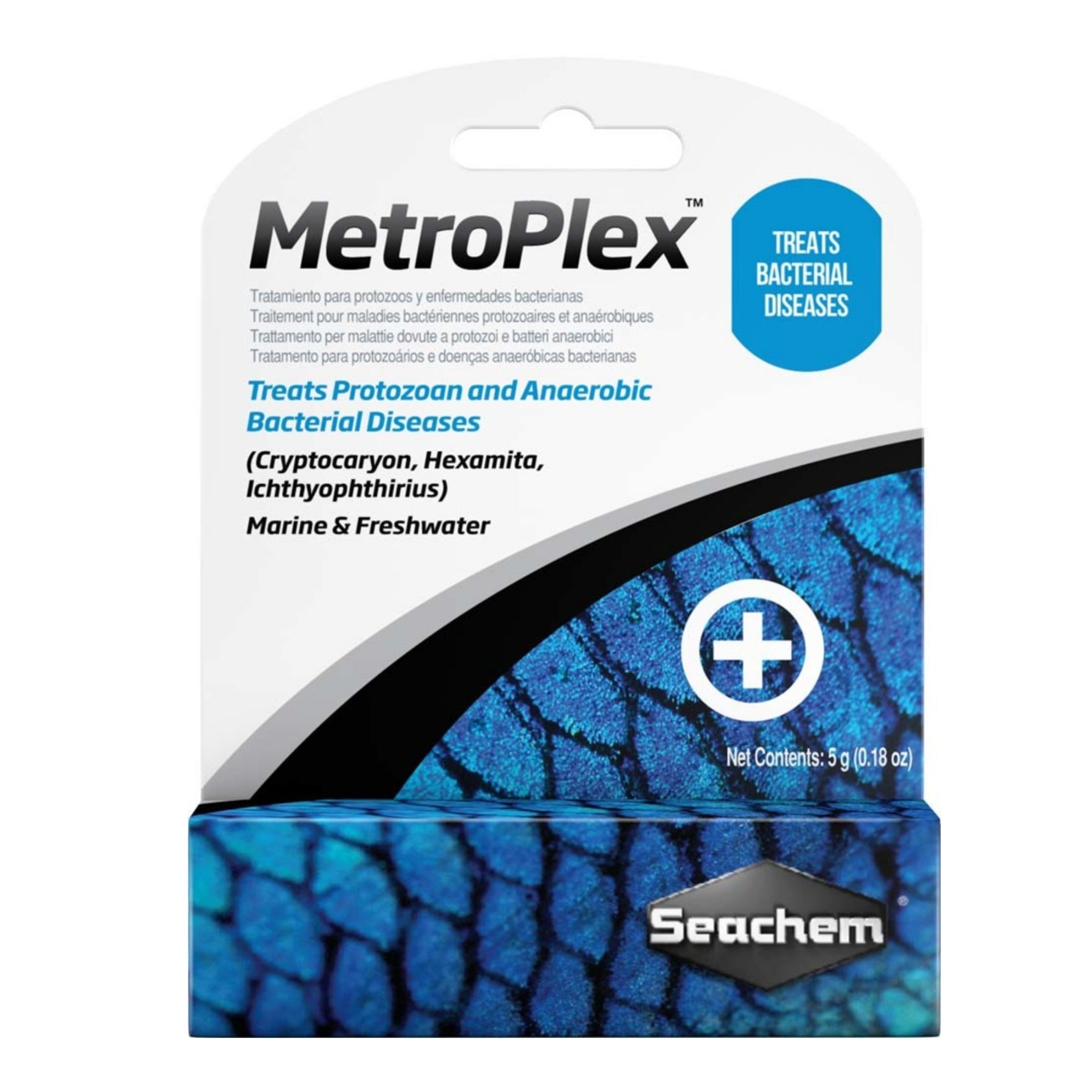 Seachem Laboratories MetroPlex Parasitic and Bacterial Treatment 1ea/0.2 oz
