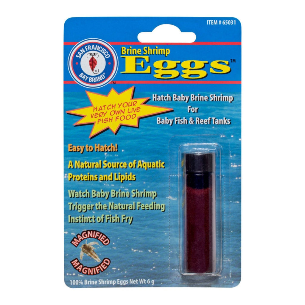 San Francisco Bay Brand Brine Shrimp Eggs Live Fish Food 1ea/6 g