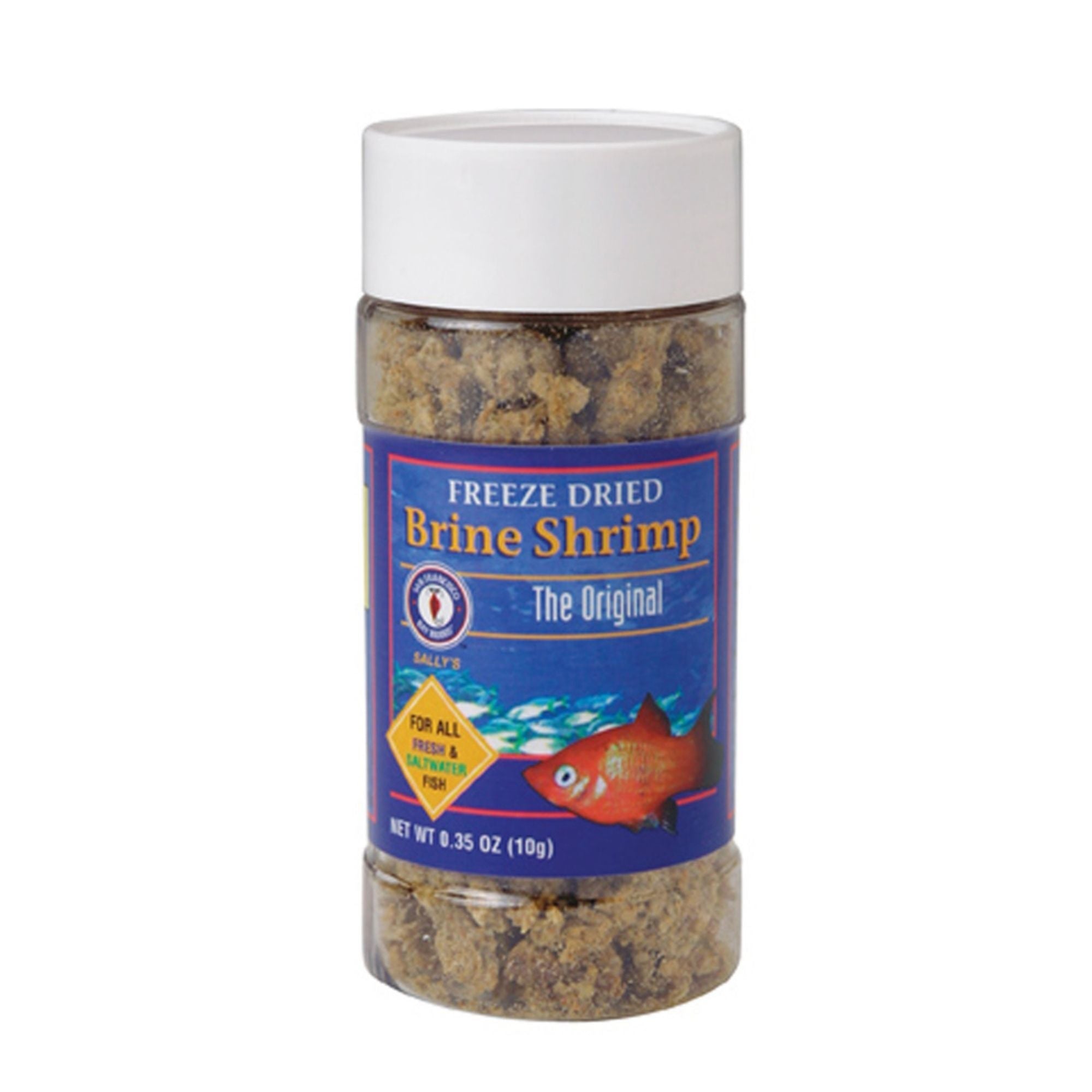 San Francisco Bay Brand Brine Shrimp Freeze Dried Fish Food 1ea/0.35oz.