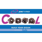 CaribSea LifeRock Donut Purple, Brown, 1ea/7 in, 4 pk