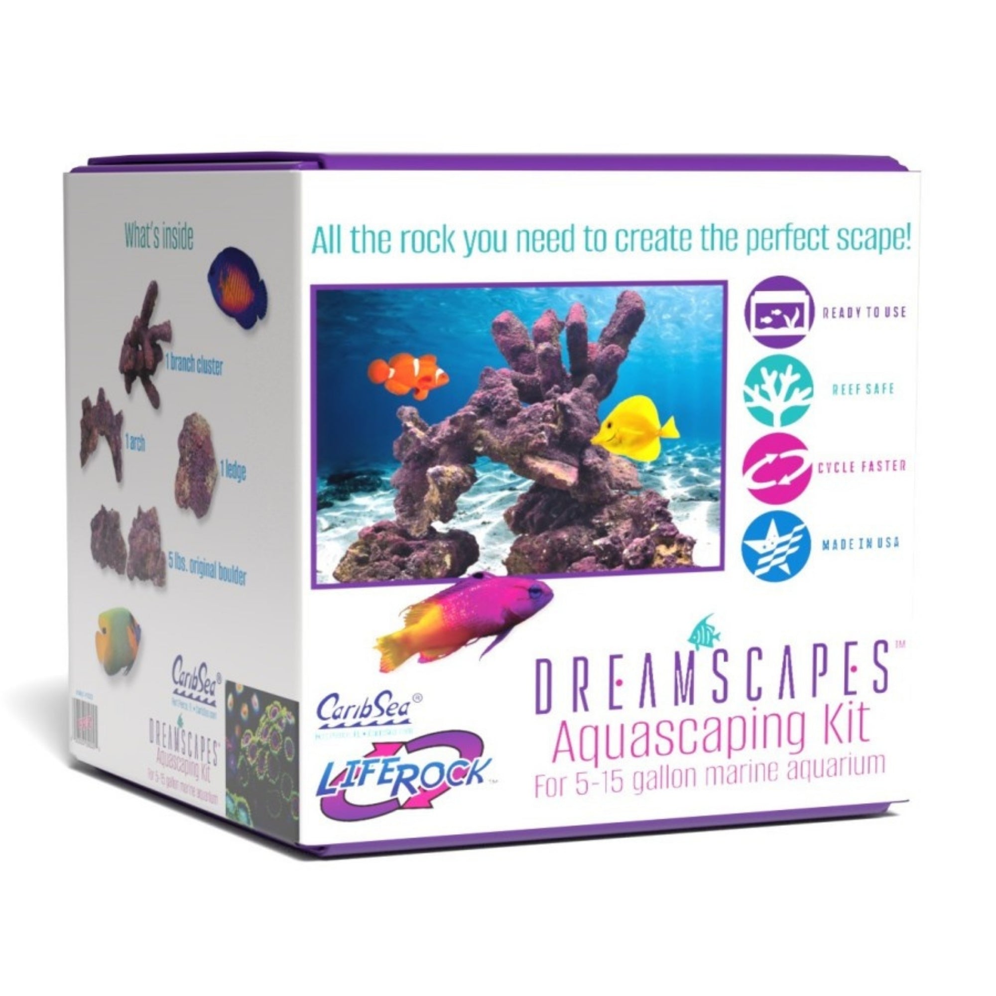 CaribSea LifeRock Dreamscapes Aquascaping Kit 1ea/5-15 gal