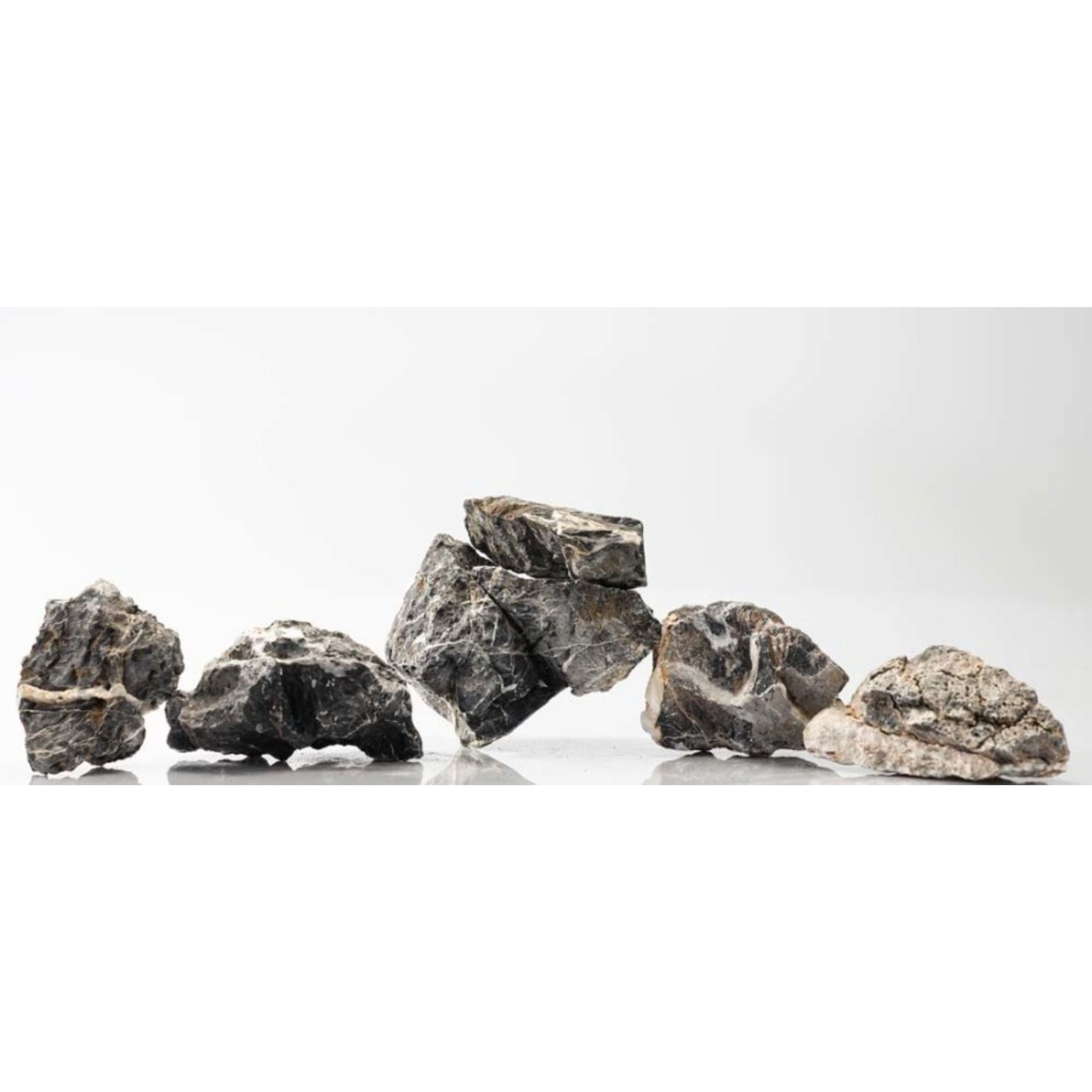 CaribSea Exotica Freshwater Rock Mountain Stone Black, Grey, 1ea/12 lb