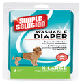 Simple Solution Washable Diaper Blue 1ea/XL