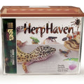 Lee's Aquarium & Pet Products HerpHaven Carrier for Reptiles & Amphibians Brown, 1ea/15.75In X 12.5 in, XL