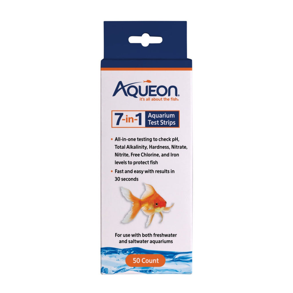 Aqueon 7in1 Aquarium Test Strips 1ea/50 ct