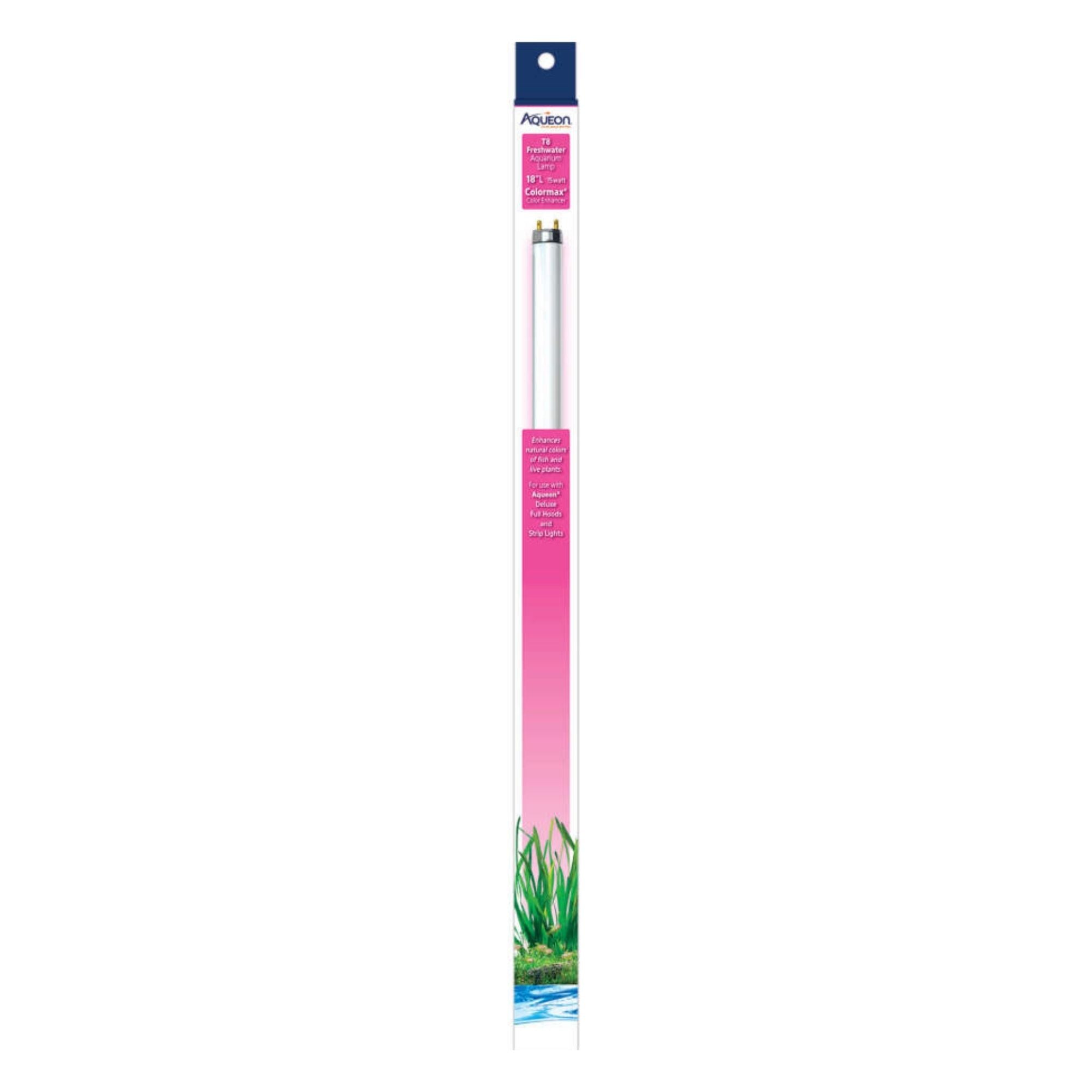 Aqueon T8 Fluorescent Lamp Replacements Colormax, 1ea/24 in.