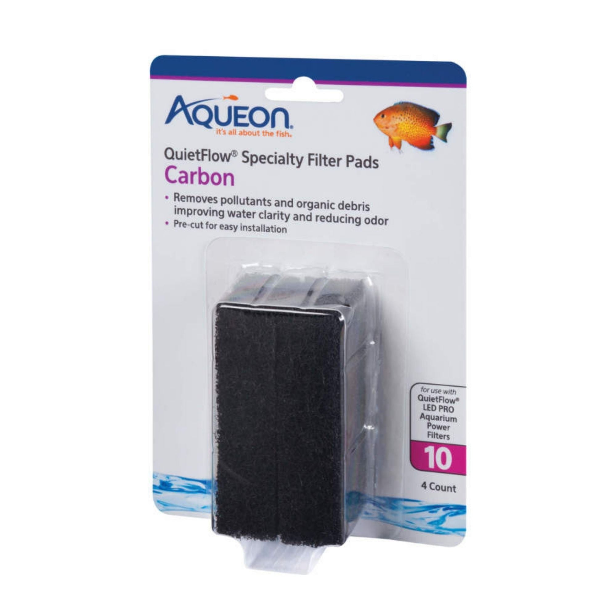 Aqueon Replacement Specialty Filter Pads Carbon, 1ea/20/75