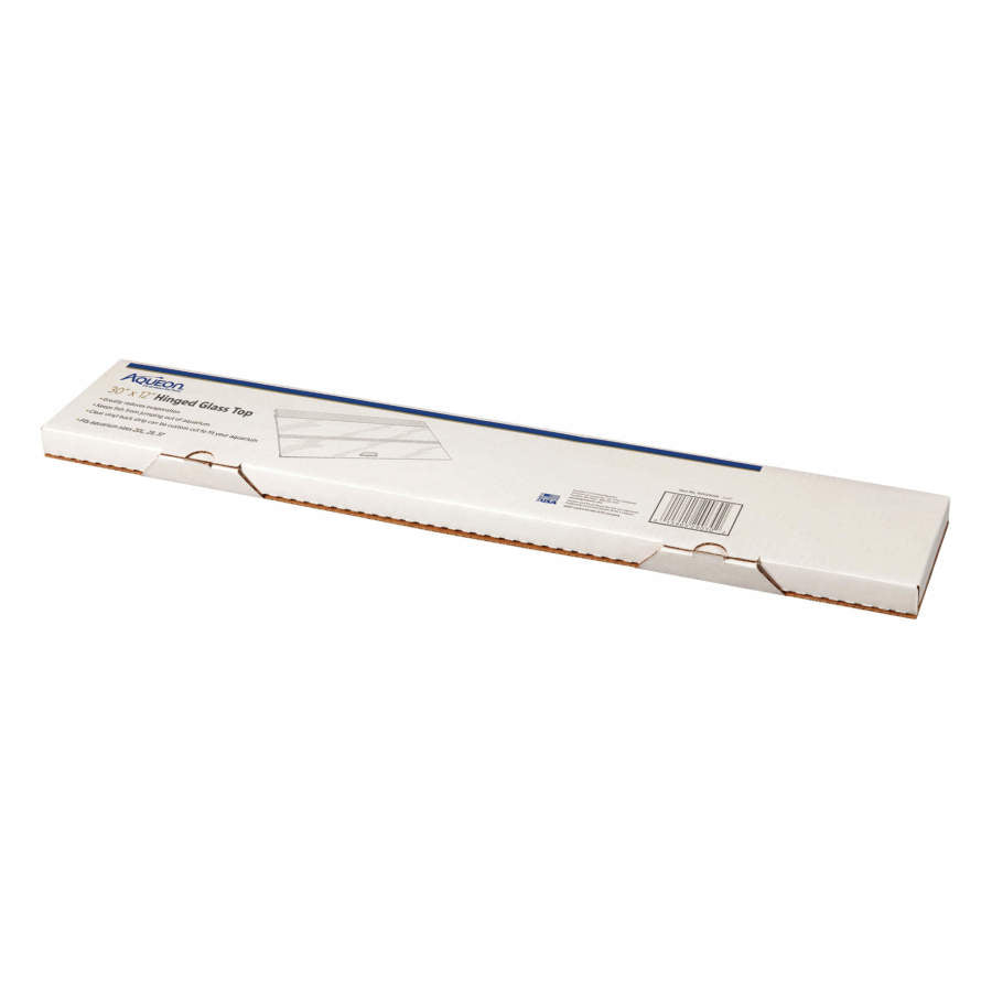 Aqueon Hinged Glass Tops 1 Pack, 1ea/30 X 12 in