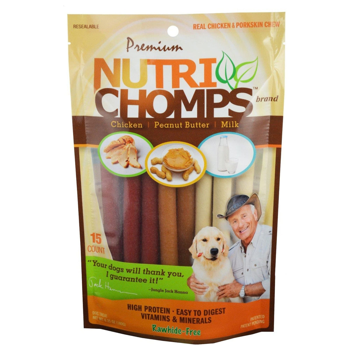NutriChomps Assorted Falvor Twist Mini 15