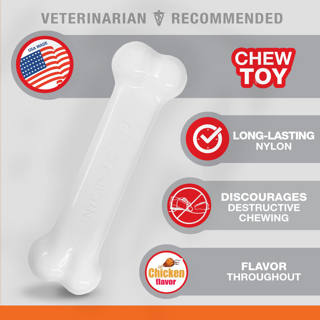 Nylabone Power Chew Dog Toy Chicken, 1ea/XS/Petite  Up To 15 Lbs. 1 ct