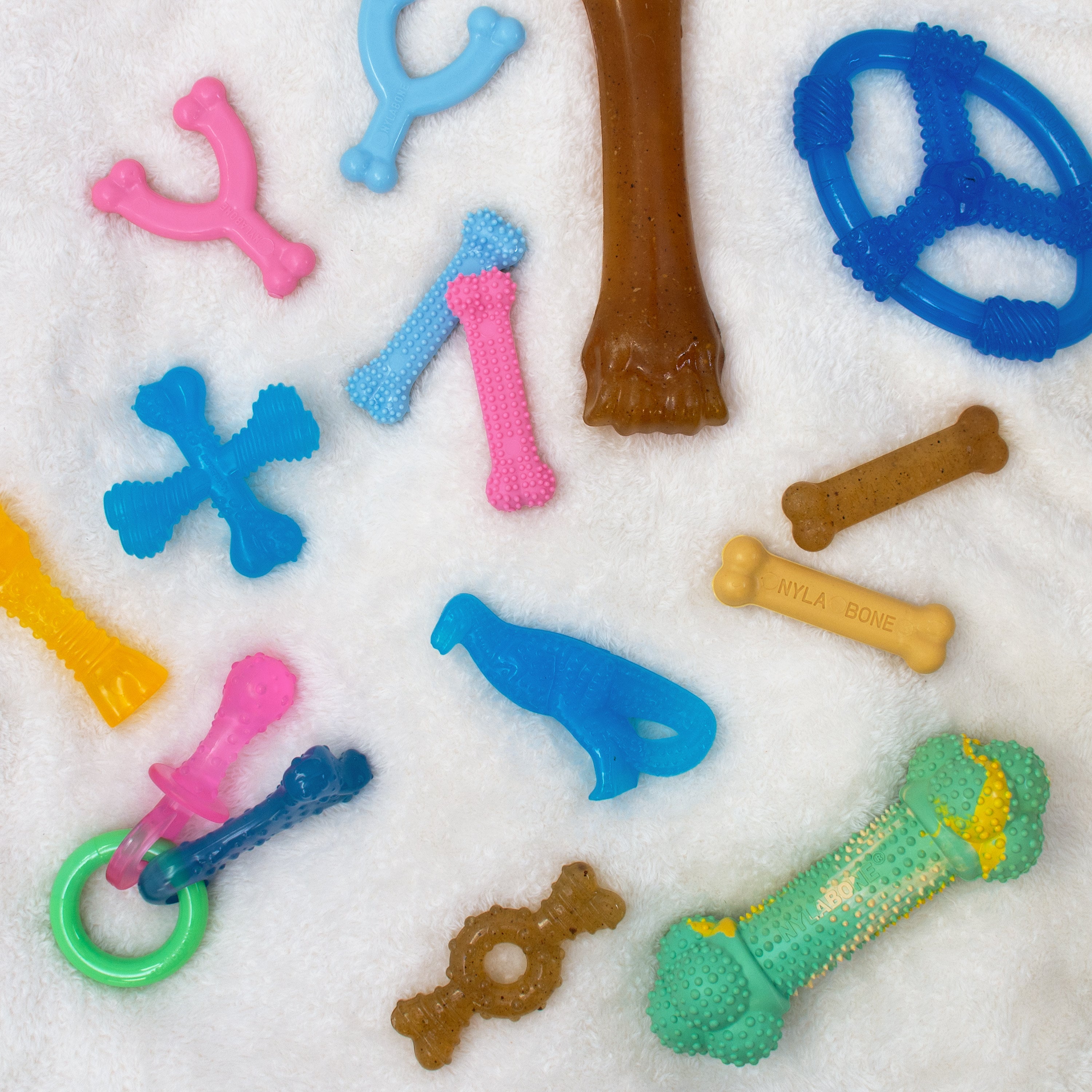 Nylabone Just for Puppies Teething Chew Classic Bone Chicken, 1ea/XL/Souper  50 Lbs. 1 ct