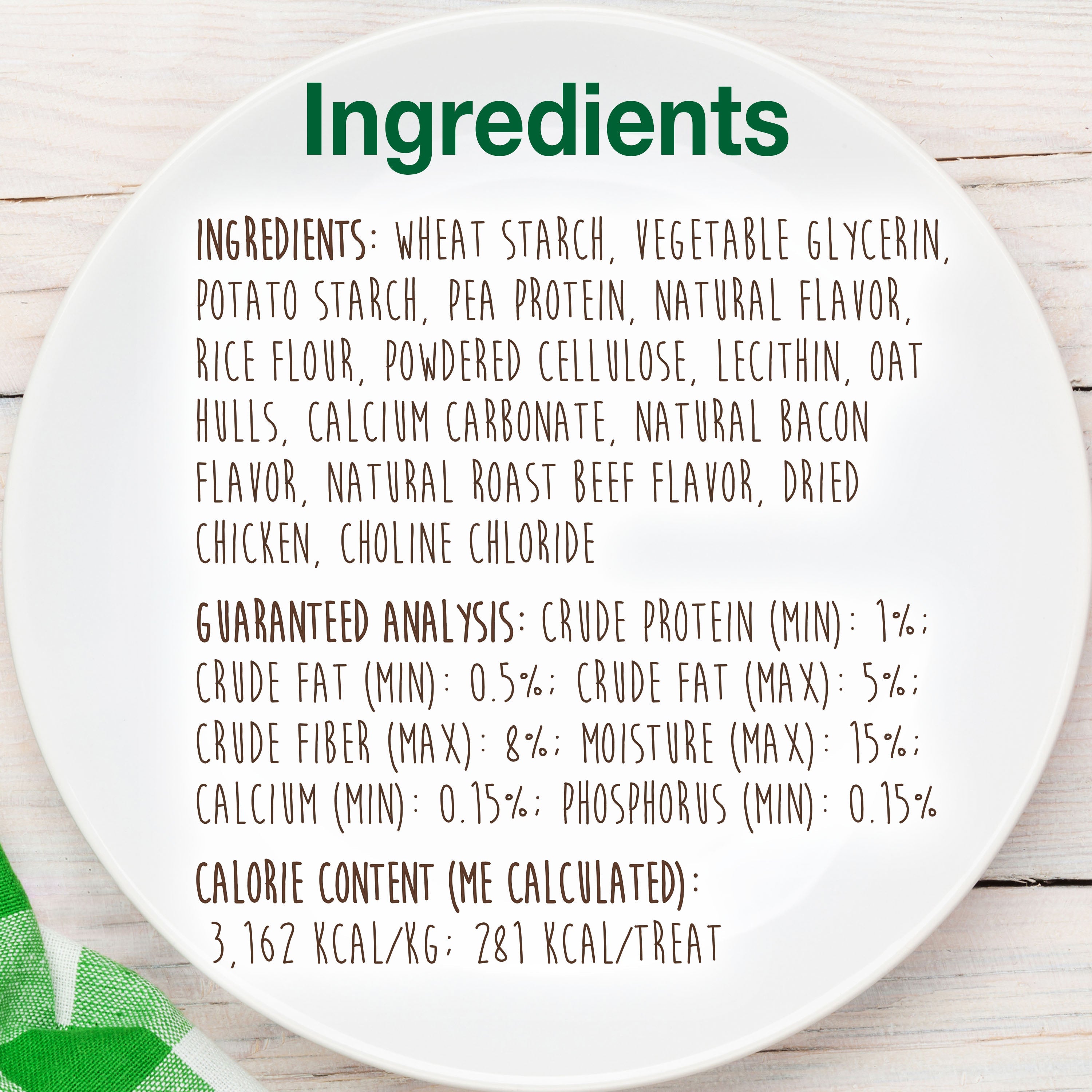 Nylabone Healthy Edibles AllNatural Long Lasting Chew Treats Bacon, 1ea/Medium/Wolf  Up To 35 Lbs. 2 ct