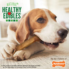 Nylabone Healthy Edibles AllNatural Long Lasting Chew Treats Bacon, 1ea/Medium/Wolf  Up To 35 Lbs. 2 ct