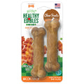 Nylabone Healthy Edibles AllNatural Long Lasting Chew Treats Bacon, 1ea/XS/Petite  Up To 15 Lbs. 2 ct
