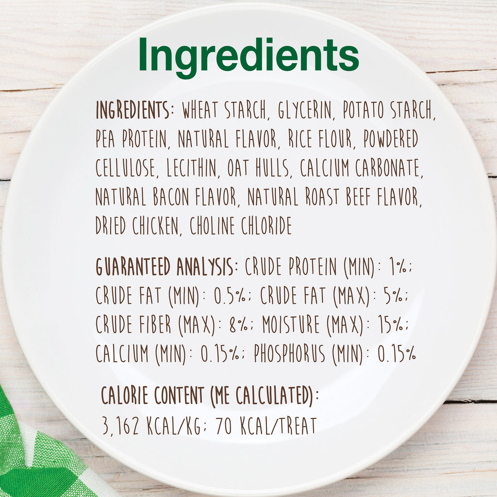 Nylabone Healthy Edibles AllNatural Long Lasting Chew Treats Bacon, 1ea/XS/Petite  Up To 15 Lbs. 2 ct