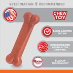Nylabone Power Chew Dog Toy Bacon 1ea/SMall/Regular - Up To 25 Ibs.