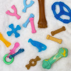 Nylabone Puppy Pacifier Teething Toy Bacon, 1ea/SMall/Regular  Up To 25 Ibs. 1 ct