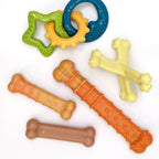 Nylabone Puppy Power Chew Puppy Teething Rings Bacon, 1ea/SMall/Regular  Up To 25 Ibs. 1 ct