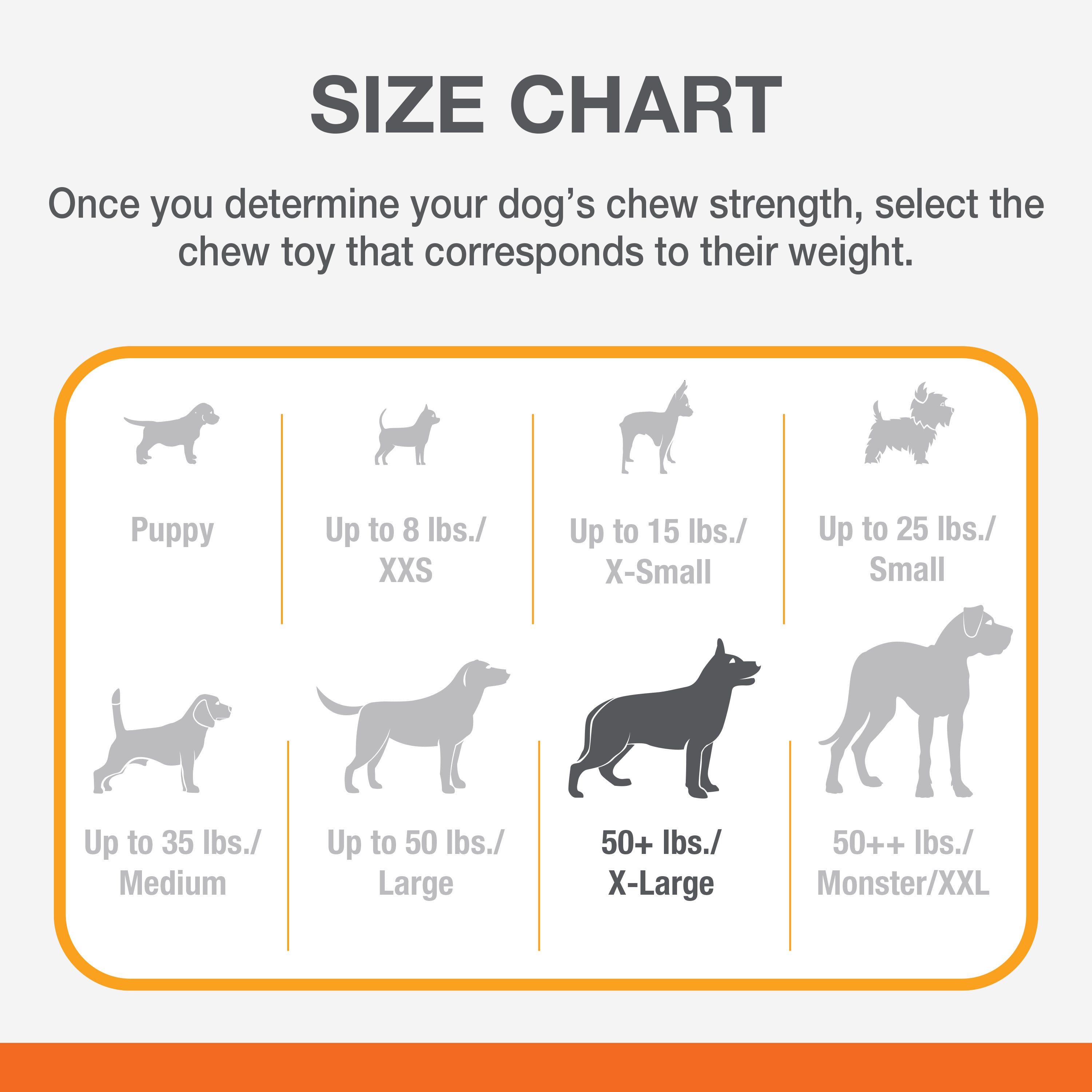 Nylabone Power Chew Action Ridges Chew Toy Bacon, 1ea/XL/Souper  50 Lbs. 1 ct