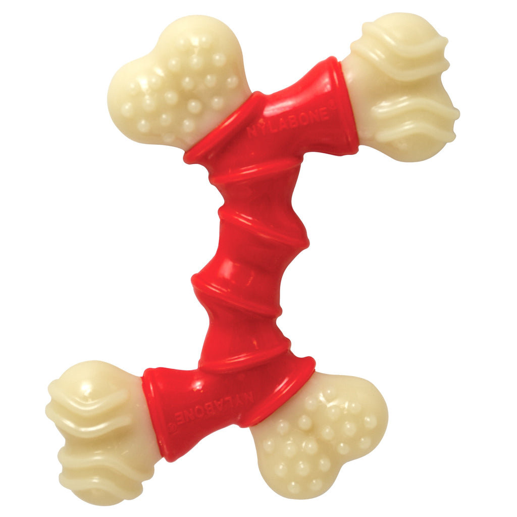 Nylabone Power Chew Double Bone Bacon Dog Chew Toy Bacon, 1ea/Medium/Wolf  Up To 35 Lbs. 1 ct