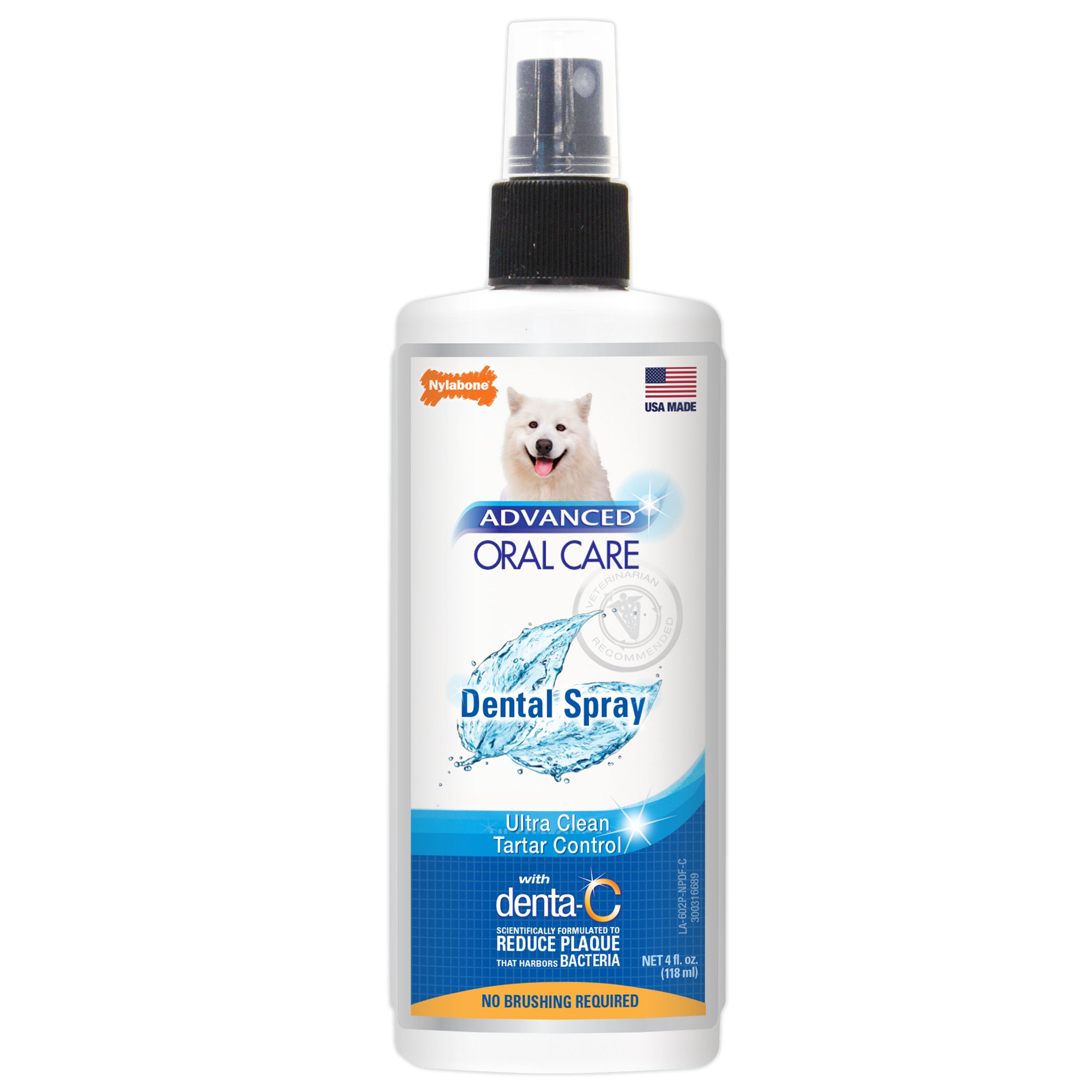 Nylabone Advanced Oral Care Dental Spray Fresh Breath, 1ea/4 oz 1 ct