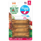 Nylabone Healthy Edibles Puppy AnimalShaped Lamb  Apple Dog Chew Treats Lamb  Apple, XS/Petite  Up To 15 Lbs. 8 ct