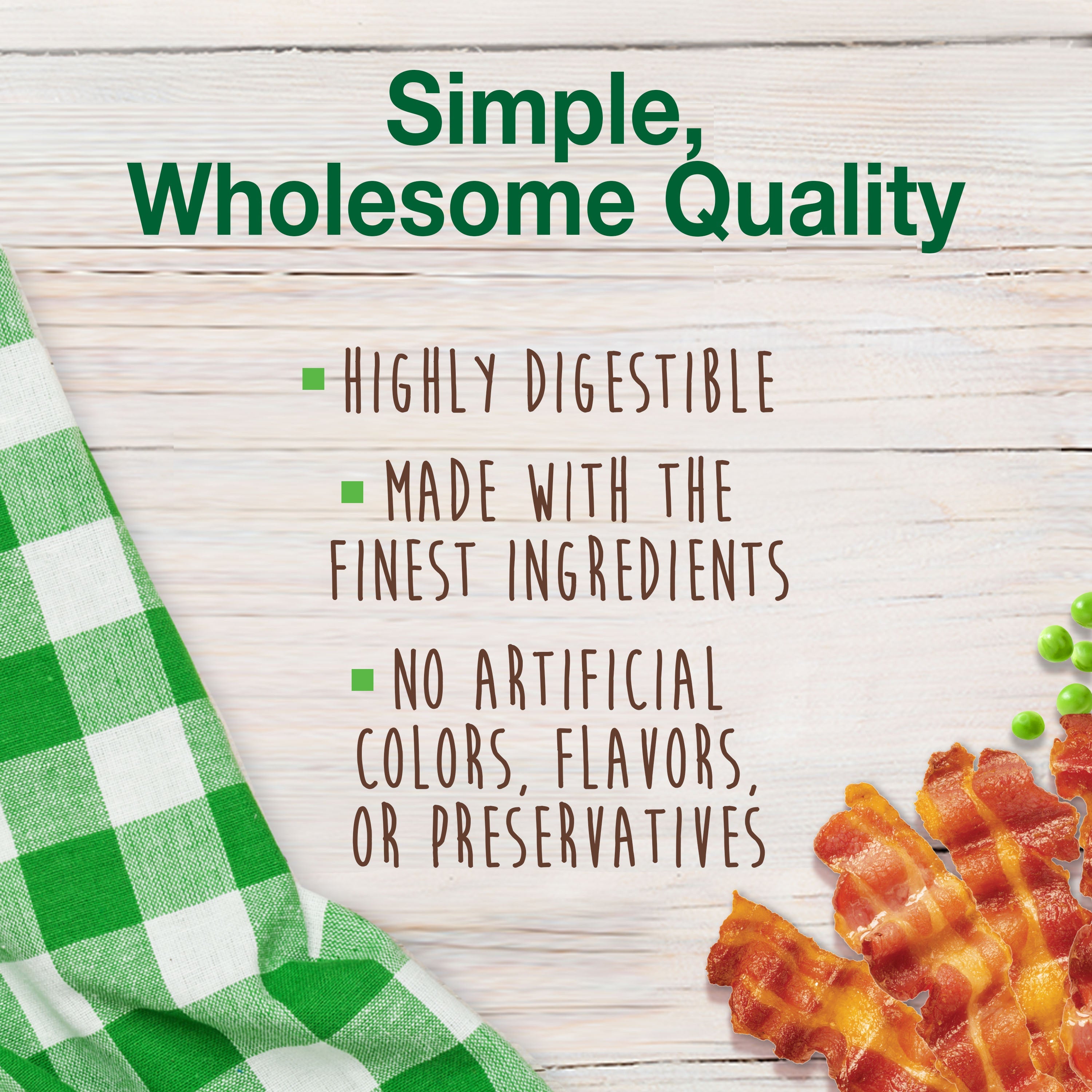 Nylabone Healthy Edibles AllNatural Long Lasting Chew Treats Bacon, 1ea/XS/Petite  Up To 15 Lbs. 8 ct