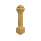 Nylabone Barbell Power Chew Durable Dog Toy Peanut Butter, 1ea/Medium/Wolf  Up To 35 Lbs. 1 ct