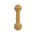 Nylabone Barbell Power Chew Durable Dog Toy Peanut Butter 1ea/Large/Giant - Up To 50 lb