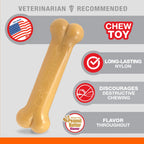 Nylabone Power Chew Dog Toy Peanut Butter, 1ea/SMall/Regular  Up To 25 Ibs. 1 ct