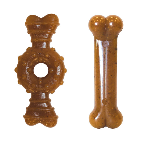 Nylabone Just for Puppies Teething Chew Ring Bone Chicken, 1ea/Medium/Wolf  Up To 35 Lbs. 2 ct