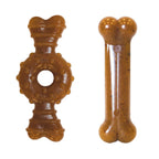 Nylabone Just for Puppies Teething Chew Ring Bone Chicken, 1ea/Medium/Wolf  Up To 35 Lbs. 2 ct