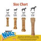 Nylabone Natural Nubz Chicken Dog Treats Chicken, 1ea/Large  30 Lbs. 2 ct