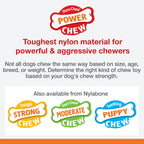 Nylabone Flavor Frenzy Power Chew Durable Dog Chew Toy Philly Cheesesteak, 1ea/XL/Souper  50 Lbs. 1 ct