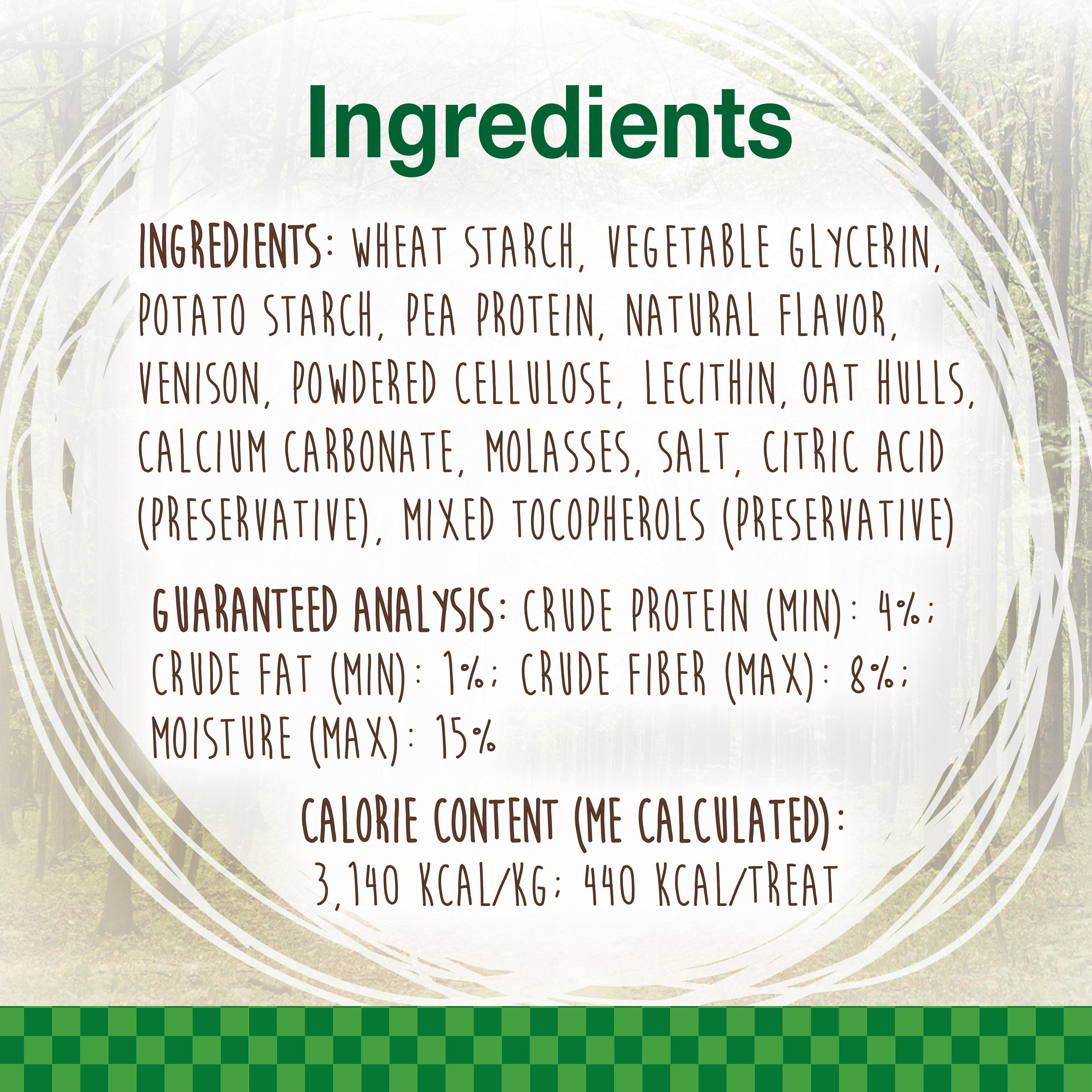 Nylabone Healthy Edibles WILD AllNatural Long Lasting Chew Treats Venison, 1ea/Large/Giant  Up To 50 Lbs. 1 ct