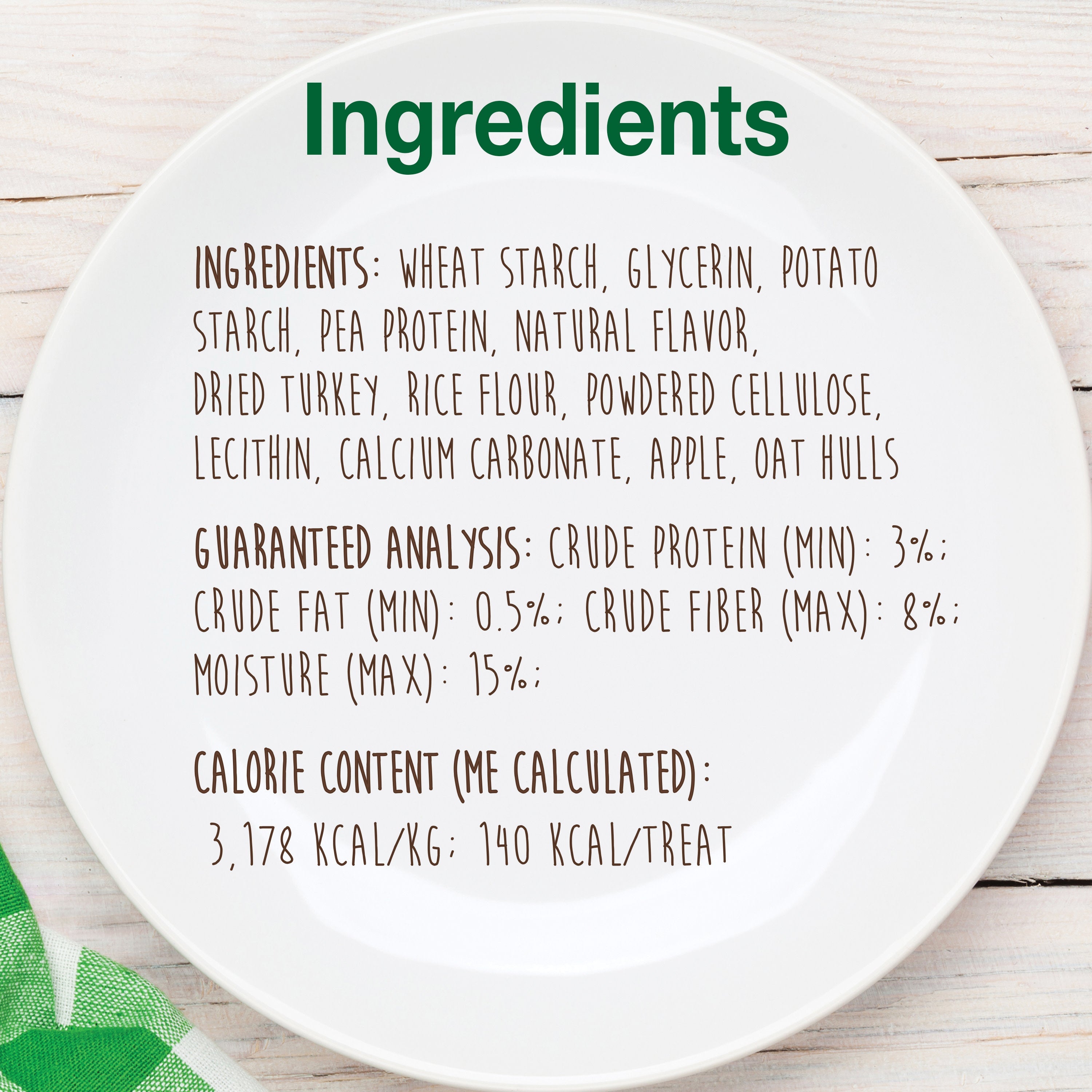 Nylabone Healthy Edibles AllNatural Long Lasting Chew Treats Turkey  Apple, 1ea/SMall/Regular  Up To 25 Ibs. 4 ct