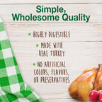 Nylabone Healthy Edibles AllNatural Long Lasting Chew Treats Turkey  Apple, 1ea/SMall/Regular  Up To 25 Ibs. 4 ct