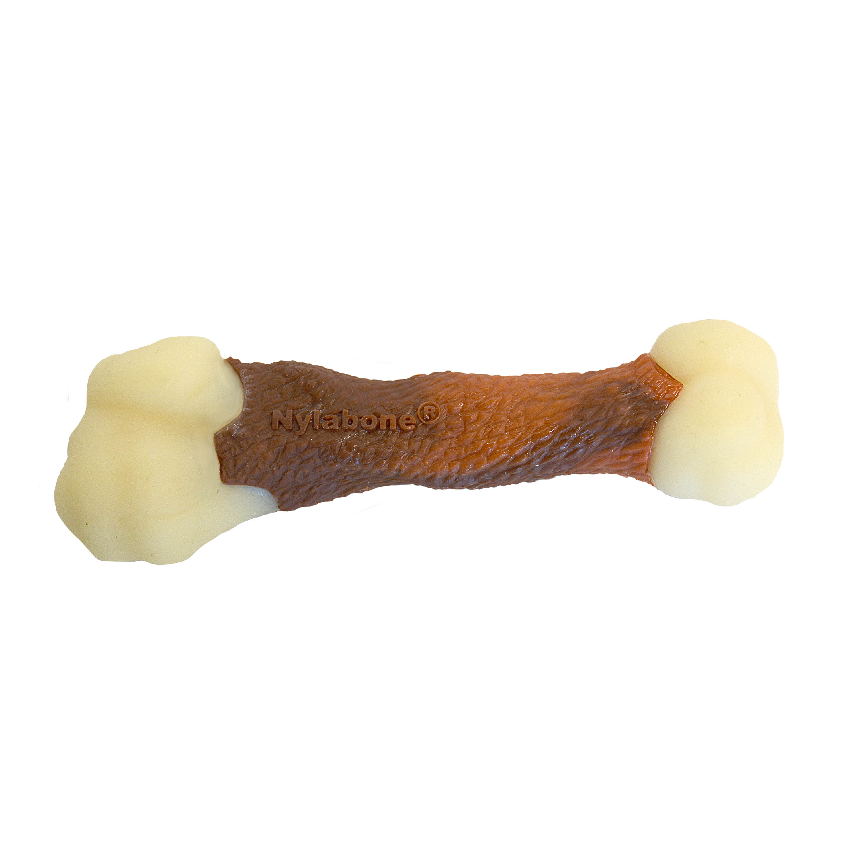 Nylabone Power Chew Femur Dog Bone Alternative Beef 1ea/Medium/Wolf - Up To 35 lb