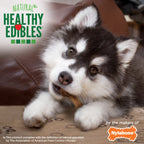 Nylabone Healthy Edibles WILD AllNatural Long Lasting Puppy Chew Treats Turkey, 1ea/SMall/Regular  Up To 25 Ibs. 4 ct