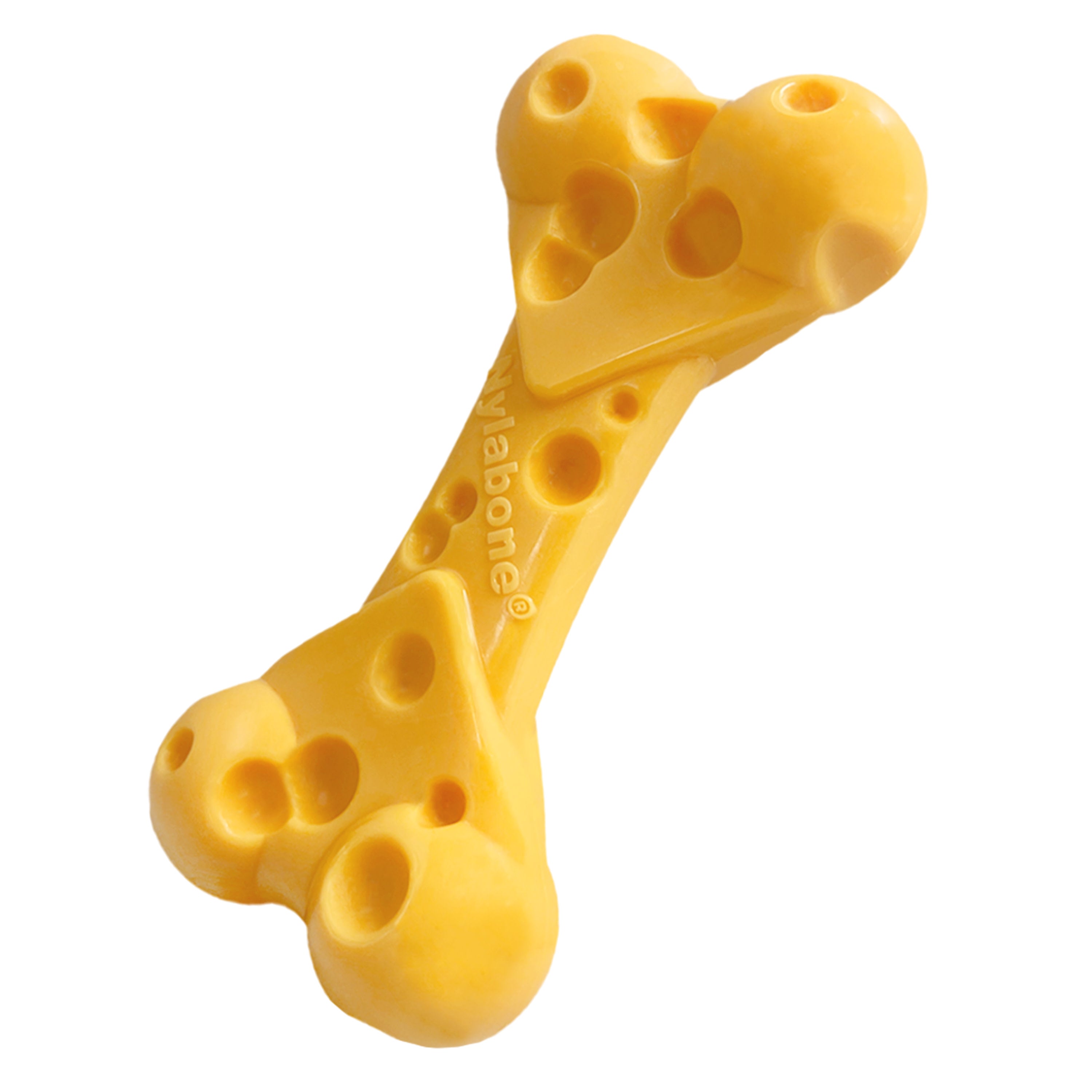 Nylabone Power Chew Cheese Dog Toy Cheese, 1ea/Medium/Wolf  Up To 35 Lbs. 1 ct