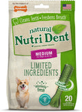 Nylabone Nutri Dent Fresh Breath Flavored Dental Chews Fresh Breath 1ea/Medium - 15 Lbs. To 30 lb