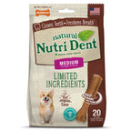 Nylabone Nutri Dent Filet Mignon Dog Dental Chews Filet Mignon Medium - 15 Lbs. To 30 lb  (20 ct)