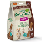 Nylabone Nutri Dent Filet Mignon Dog Dental Chews Filet Mignon Medium - 15 Lbs. To 30 lb  (20 ct)