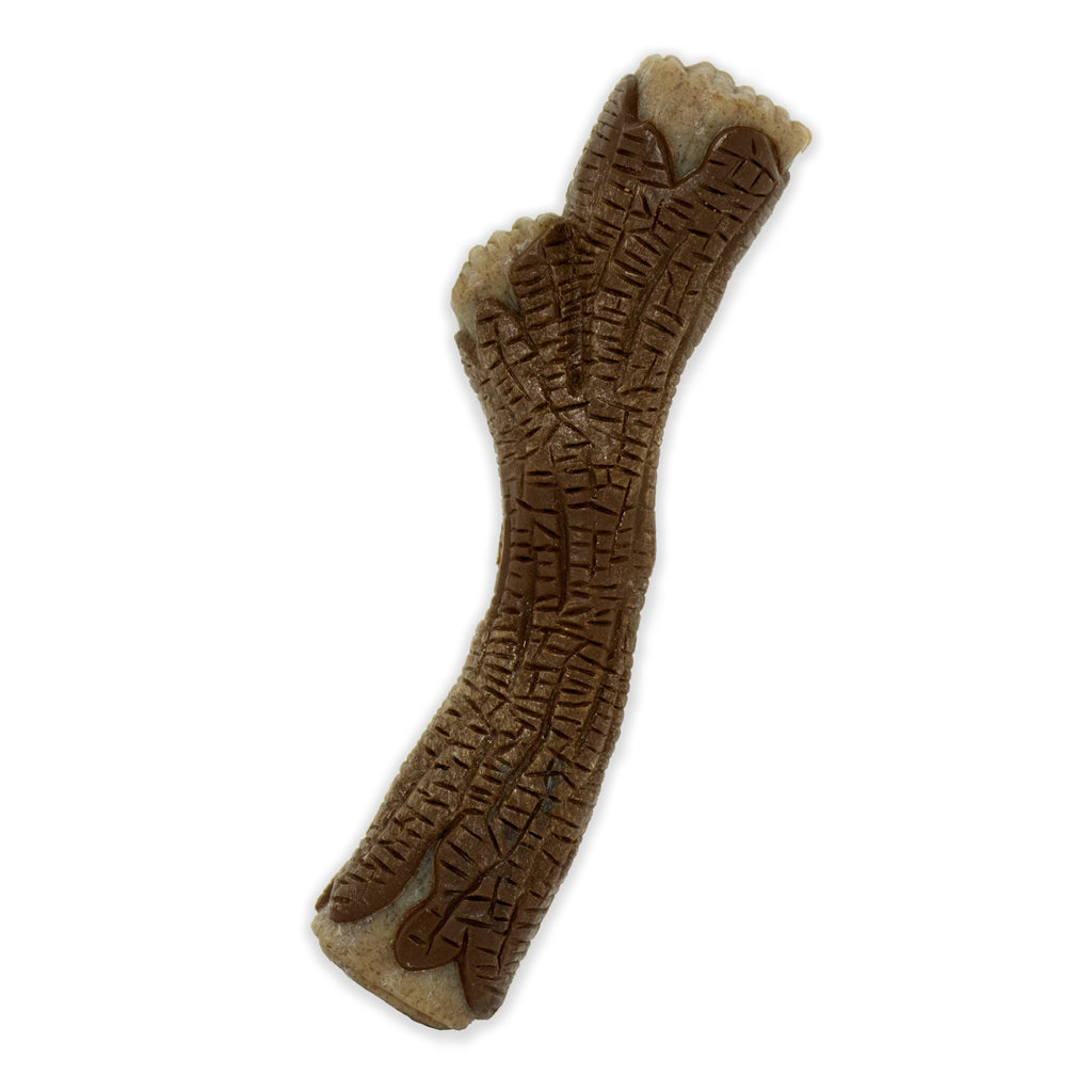 Nylabone Strong Chew Real Wood Dog Stick Toy 1ea/Medium/Wolf  Up To 35 Lbs. 1 ct