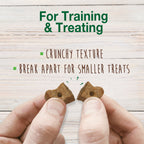 Nylabone Healthy Edibles Biscuits Grain Free Dog Treats Beef & Veggie 1ea/12 oz