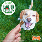 Nylabone Healthy Edibles Biscuits Grain Free Dog Treats Beef & Veggie 1ea/12 oz