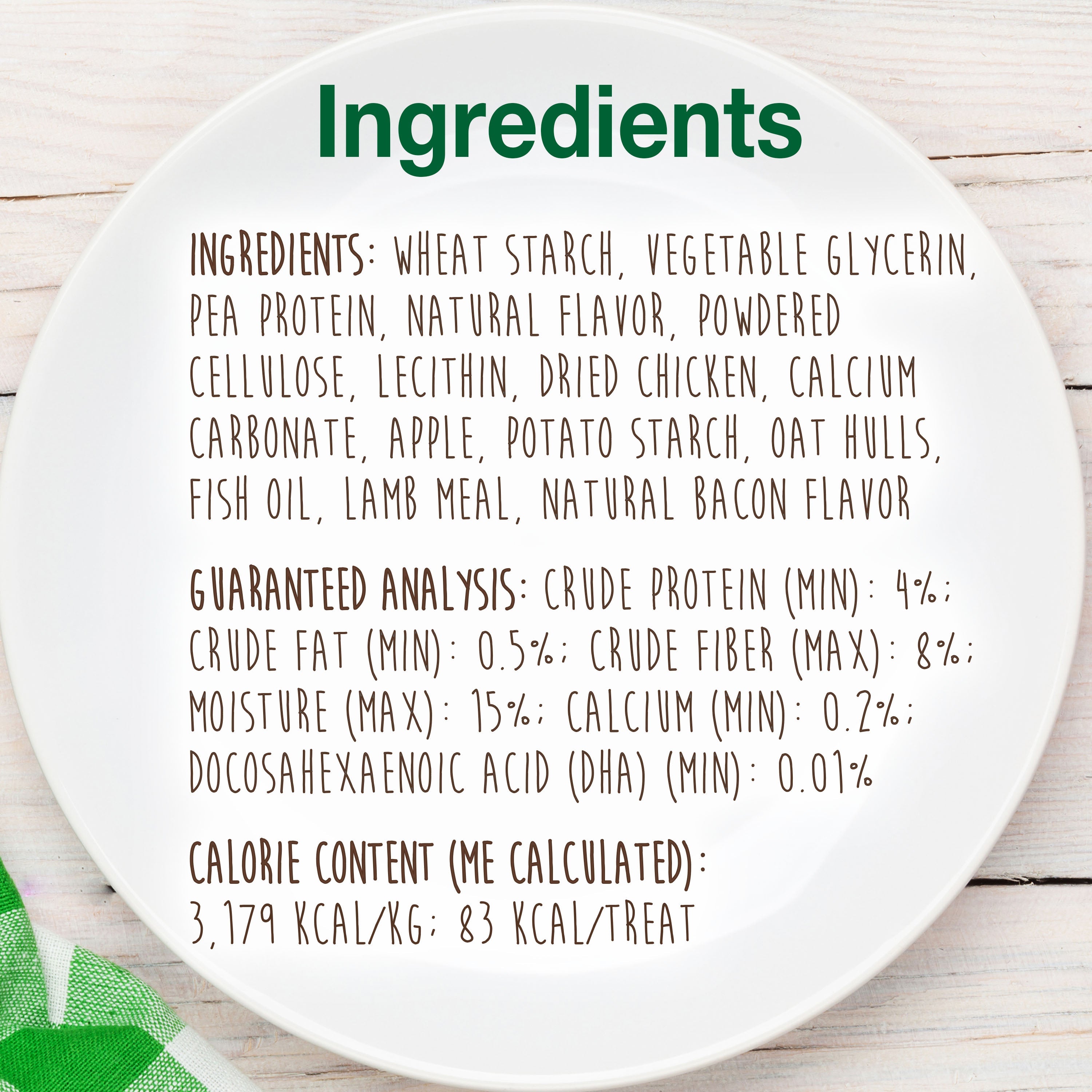 Nylabone Healthy Edibles AllNatural Long Lasting Puppy Chew Treats Lamb  Apple, 1ea/SMall/Regular  Up To 25 Ibs. 12 ct