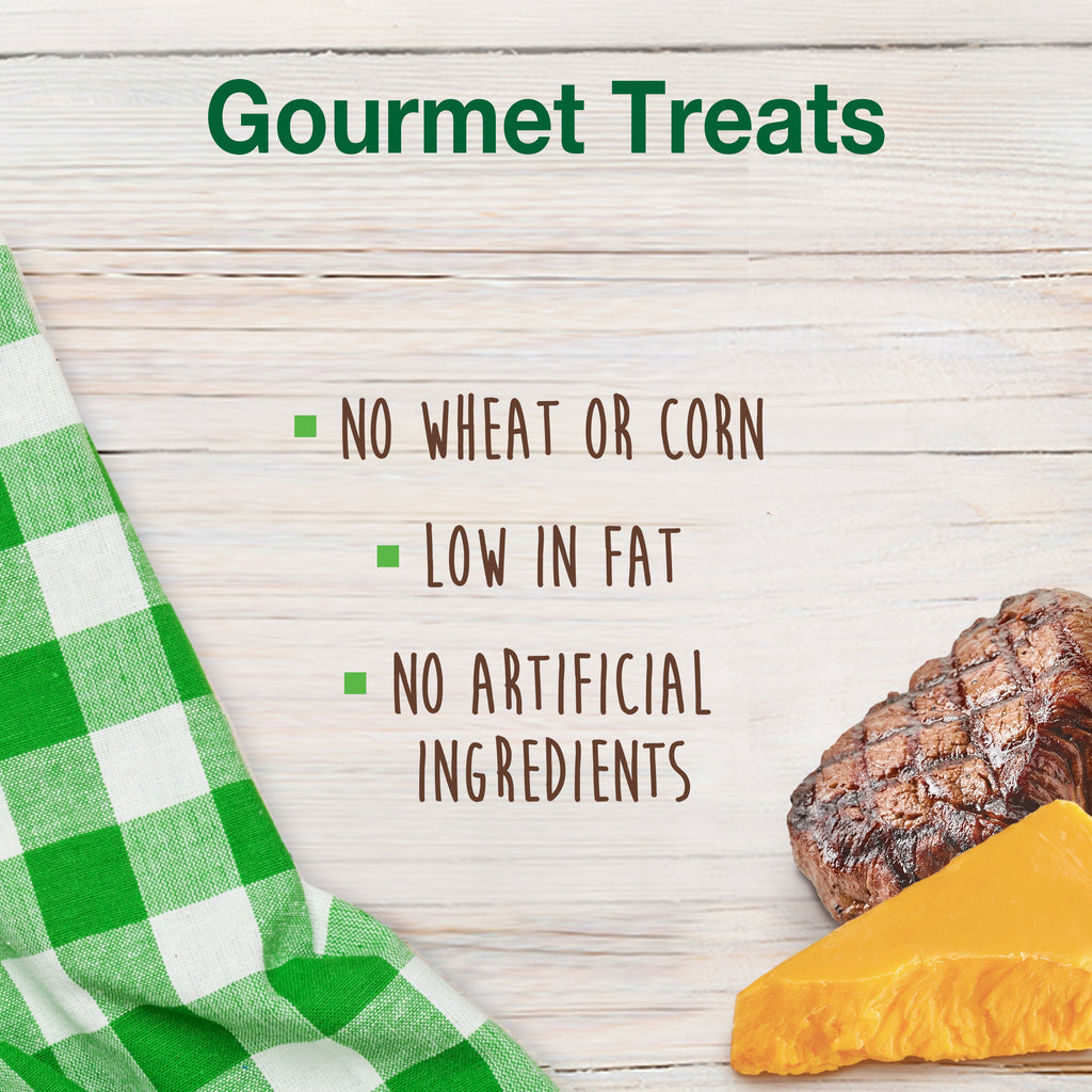 Nylabone Healthy Edibles Chewy Bites Soft Dog Treats Beef  Cheese, 6 oz 1 ct