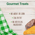 Nylabone Healthy Edibles Chewy Bites Soft Dog Treats Beef  Cheese, 6 oz 1 ct