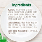 Nylabone Healthy Edibles Chewy Bites Soft Dog Treats Peanut Butter, 6 oz 1 ct